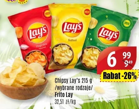 Lay S Chipsy Ziemniaczane Solone 215 G 26 TANIEJ Promocja Api