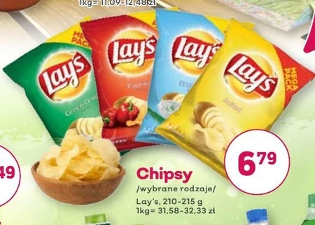 Lay s Chipsy ziemniaczane o smaku papryki 215 g promocja PSS Społem