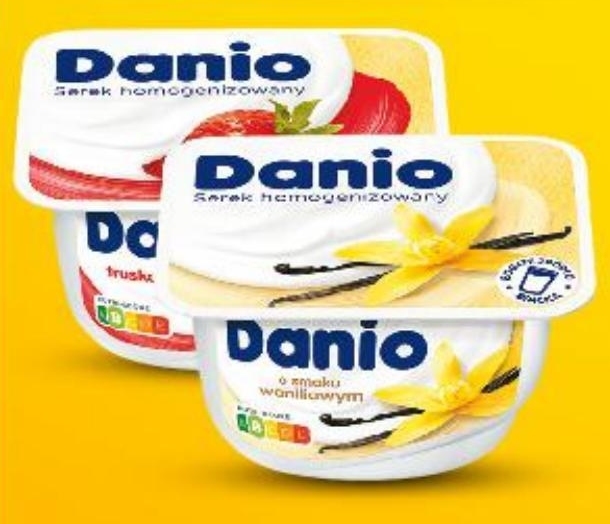 Archiwum Danio Serek Homogenizowany O Smaku Waniliowym 140 G