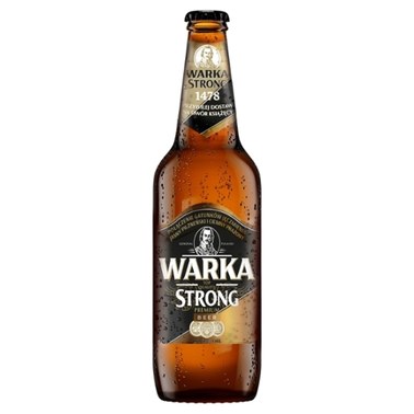 Warka Strong Piwo Jasne Ml Taniej Promocja Wafelek Ding Pl