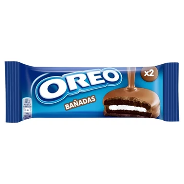 Oreo Bañadas Ciastka kakaowe z nadzieniem o smaku waniliowym oblane