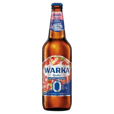 Warka Radler Bezalkoholowy Nap J Piwny Rabarbar Z Truskawk Ml