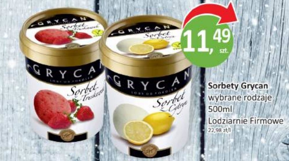 Archiwum Grycan Sorbet Z Gruszek Ml Passa