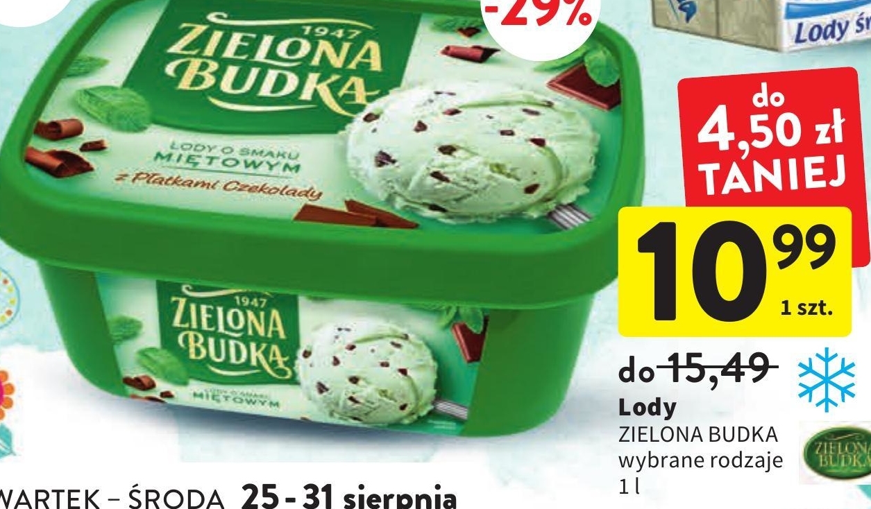 Archiwum Zielona Budka Lody Pistacjowe Ml Intermarche Super