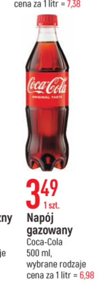 Coca Cola Napój gazowany 500 ml promocja E Leclerc Ding pl