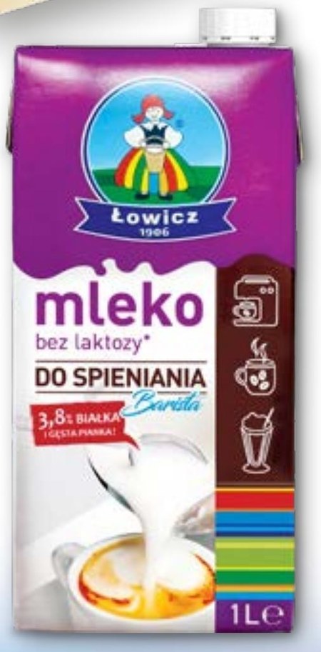 Mleko bez laktozy Łowicz promocja Lidl Ding pl