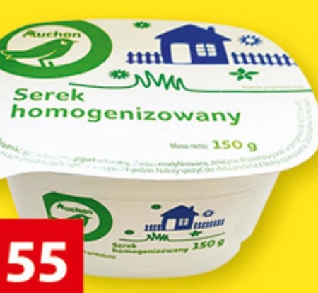 Serek Homogenizowany Auchan Promocja Auchan Supermarket Ding Pl