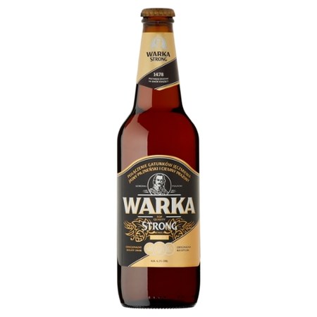 Warka Strong Piwo Jasne Ml Taniej Promocja Wafelek Ding Pl