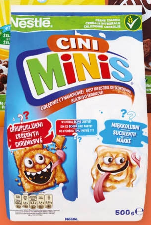 Archiwum Nestlé Cini Minis Płatki śniadaniowe 500 g Auchan