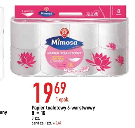 Papier Toaletowy Mimosa Promocja E Leclerc Ding Pl