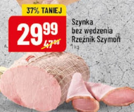 Szynka Rzeźnik Szymon 37 TANIEJ promocja POLOmarket Ding pl