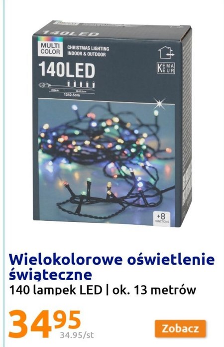 Oświetlenie choinkowe promocja Action Ding pl