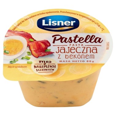 Lisner Pastella Pasta Jajeczna Z Bekonem 80 G Promocja Torimpex Ding Pl