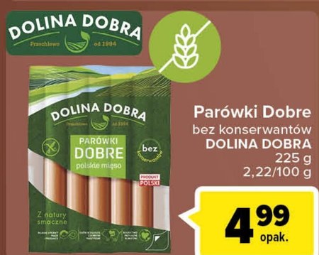 Parówki Dolina Dobra promocja Carrefour Ding pl