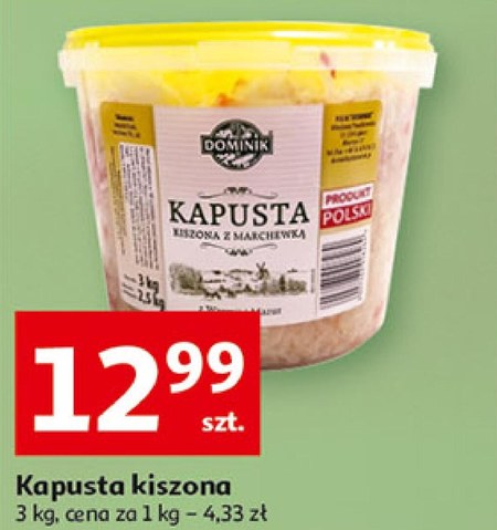 Kapusta Kiszona Dominik Promocja Auchan Hipermarket Ding Pl