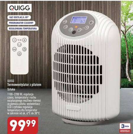 Termowentylator Quigg Promocja Aldi Ding Pl