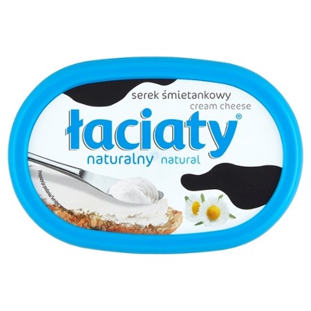 Łaciaty Serek śmietankowy naturalny 135 g 32 TANIEJ promocja