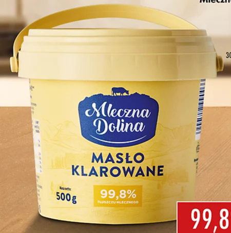 Masło klarowane Mleczna Dolina 37 TANIEJ promocja Biedronka Ding pl