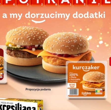 Burger promocja Żabka Ding pl