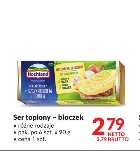 Ser Topiony Hochland Promocja Makro Cash Carry Ding Pl