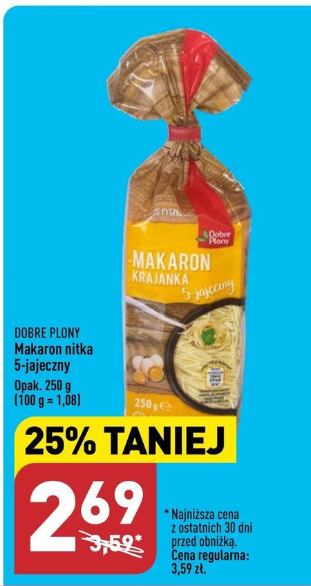 Makaron Dobre Plony Taniej Promocja Aldi Ding Pl