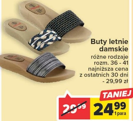 Buty Damskie Taniej Promocja Carrefour Ding Pl