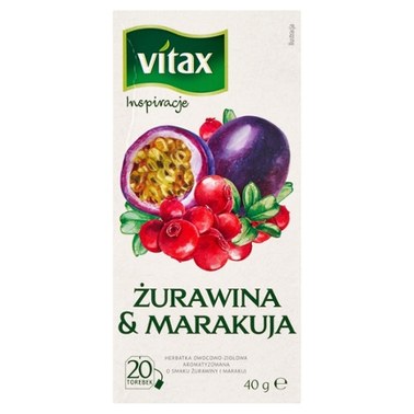 Vitax Inspirations Herbatka owocowo ziołowa aromatyzowana o smaku