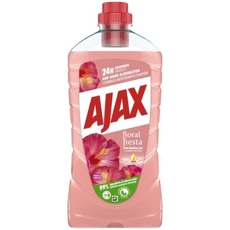 Ajax Floral Fiesta Hibiskus płyn uniwersalny 1l promocja Carrefour