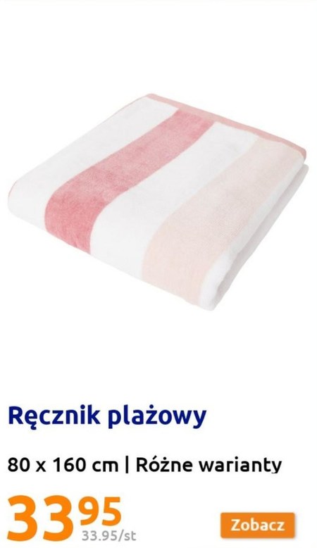 Ręcznik promocja Action Ding pl