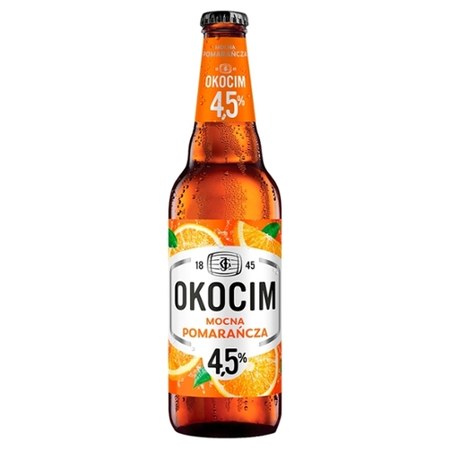 Okocim Piwo jasne mocna pomarańcza 500 ml promocja Mokpol Ding pl