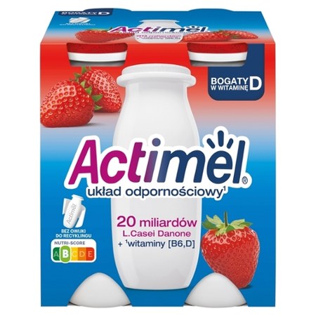 Actimel Nap J Jogurtowy O Smaku Truskawkowym G X G