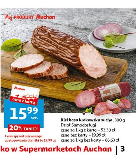 Krakowska 20 TANIEJ Promocja Auchan Supermarket Ding Pl