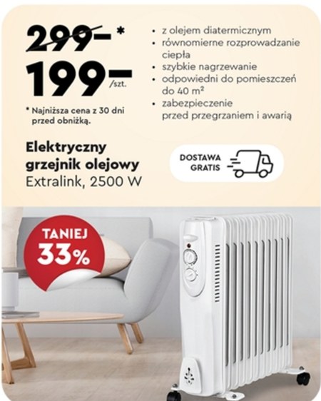 Grzejnik Elektryczny 33 TANIEJ Promocja Biedronka Ding Pl