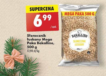 Słonecznik łuskany promocja Biedronka Ding pl