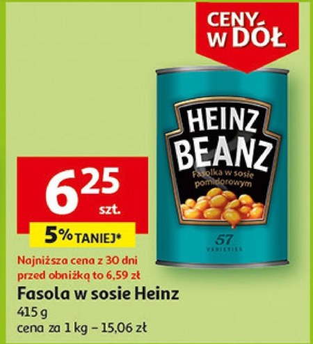 Fasola W Sosie Heinz Promocja Auchan Supermarket Ding Pl