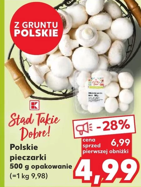 Pieczarki K Stąd Takie Dobre 28 TANIEJ promocja Kaufland Ding pl