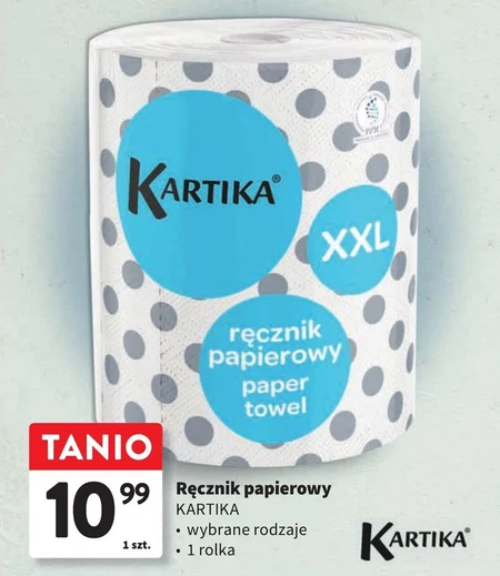 Ręcznik papierowy Kartika promocja Intermarche Super Ding pl