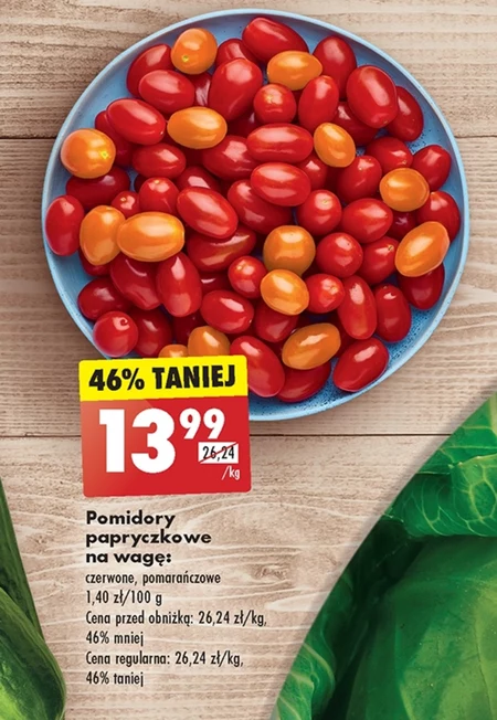 Pomidory 46 TANIEJ Promocja Biedronka Ding Pl