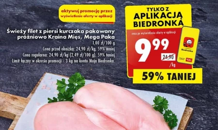 Filet Z Piersi Kurczaka Kraina Mi S Taniej Promocja Biedronka