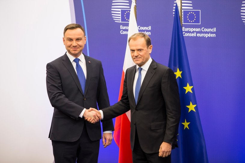 Andrzej Duda spotkał się z Donaldem Tuskiem Zdjęcia Wydarzenia w