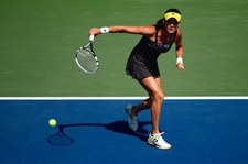 Agnieszka Radwańska gra z Shuai Peng w US Open