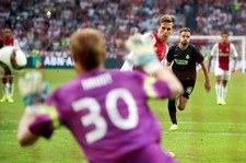 Arkadiusz Milik strzelił gola w meczu Ajax - Jablonec
