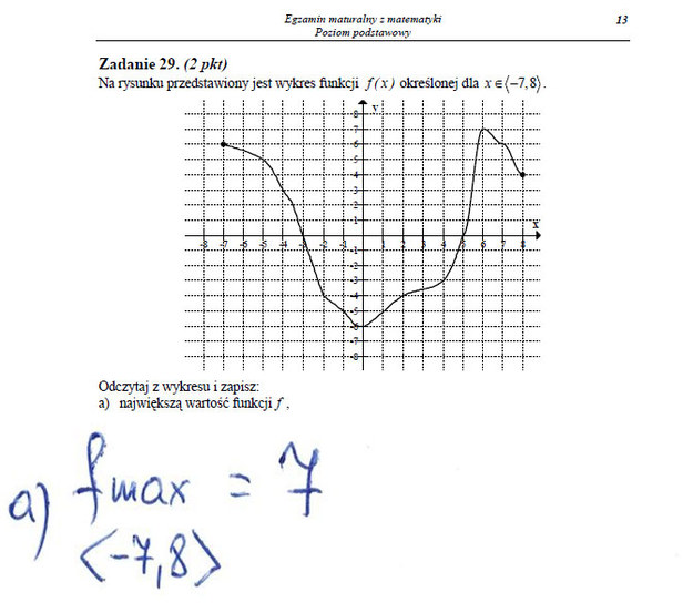 Matura 2013. Arkusze i rozwiązania z matematyki - poziom podstawowy Arkusz /INTERIA.PL