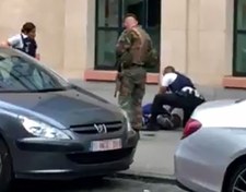 Atak na żołnierzy w Brukseli