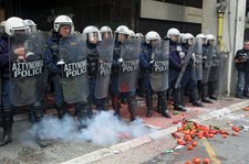 Ateny: Protestujący rolnicy starli się z policją 
