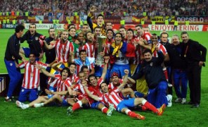 Atletico Madryt świętuje zwycięstwo w Lidze Europejskiej