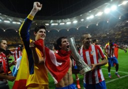 Atletico Madryt świętuje zwycięstwo w Lidze Europejskiej