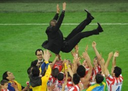 Atletico Madryt świętuje zwycięstwo w Lidze Europejskiej