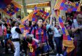 Barcelona świętuje mistrzostwo Hiszpanii. Galeria