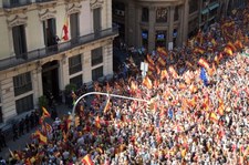 Barcelona: Wielka manifestacja przeciwników secesji Katalonii 